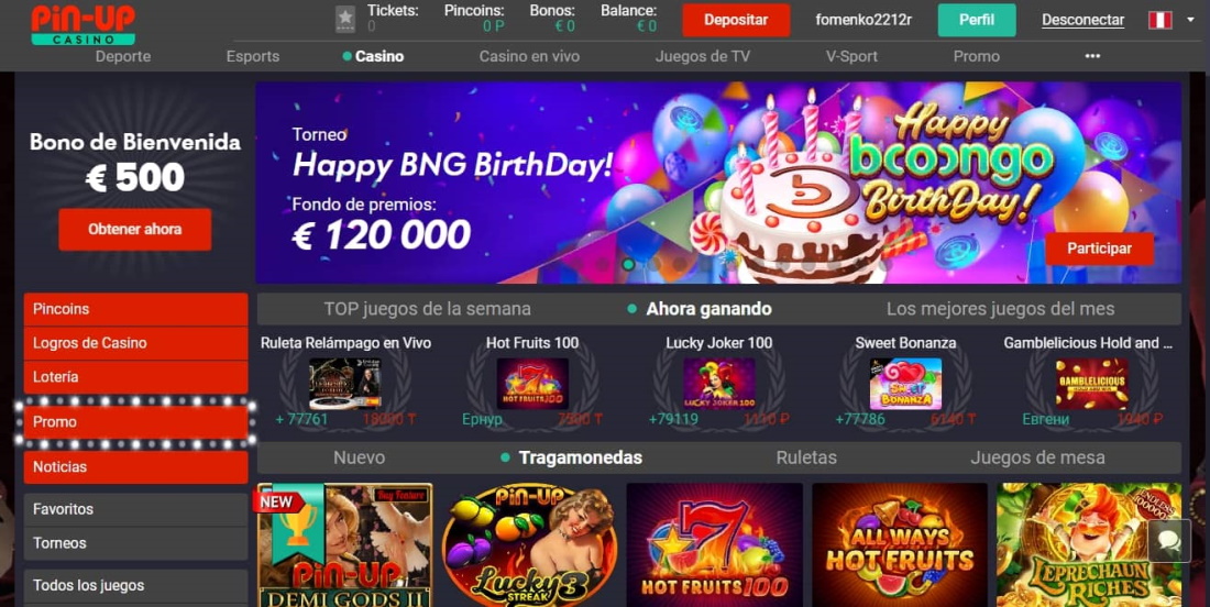 página oficial del casino